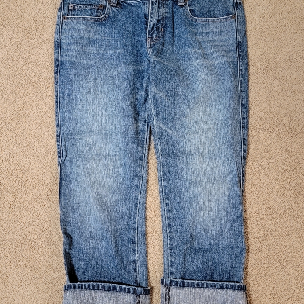 Vintage Y2K Abercrombie & Fitch Classic Cropped Denim/Size 6